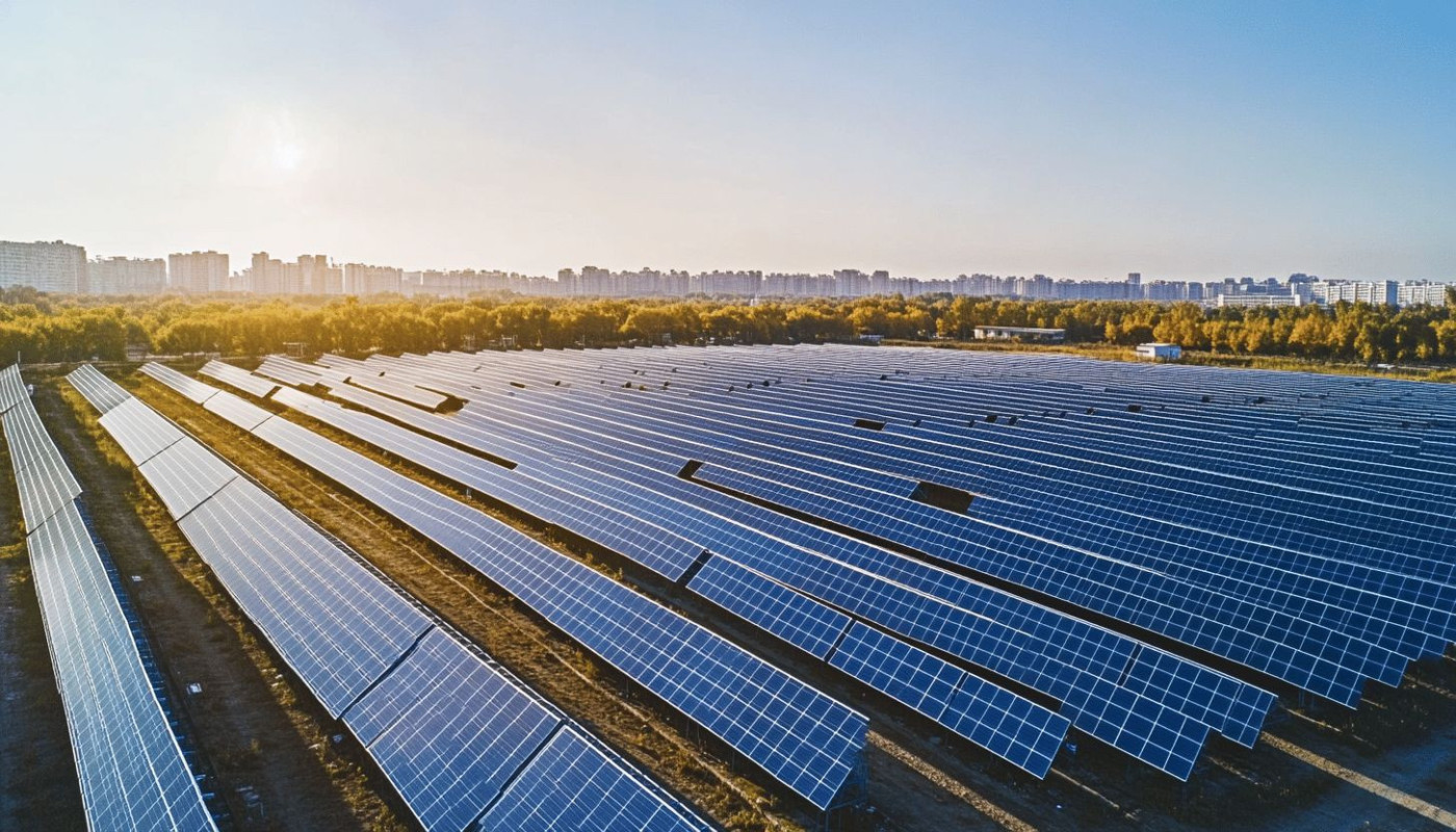 Transformation des friches industrielles en centres d'énergie solaire durable